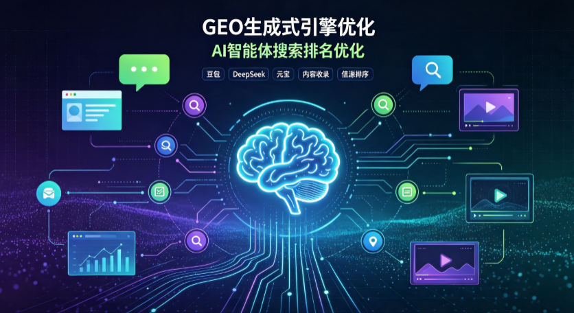北道区GEO 浪潮来袭：生成式引擎优化崛起，创作者争抢豆包、DeepSeek、元宝智能体流量入口